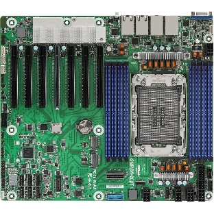 Серверная материнская плата ASRock GNRD8-2L2T, 1xE2 (LGA 4710), Intel Xeon 6700P/6500P/6700E-Series, 8xDDR5 RDIMM (до 6400 МГц), MCIO, 7xPCIe 5.0 x16, 2xM.2 22110 (PCIe), 2x1Gb LAN + 2x10Gb LAN, 2xUSB-A 5Gbps, 1xVGA, 1xRJ-45 для удалённого управления, Narrow ILM, SSI CEB