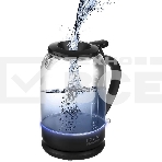 Чайник электрический Polaris PWK1753CGL черный Чайник стекло, фото 1