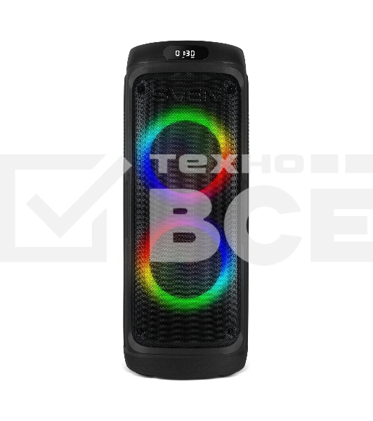 Мобильные колонки Sven PS-770 2.0 черный 2x50W  Bluetooth
