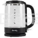 Чайник электрический Domfy DSB-EK304 1.7л. 2200Вт черный (корпус: стекло), фото2