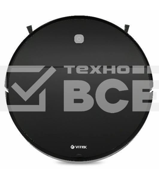 Робот-пылесос Vitek VT-1809 (MC) черный, 28 Вт, 2000 мАч Li-Ion, уборка влажная/сухая, пылесборник контейнер 0.35 л