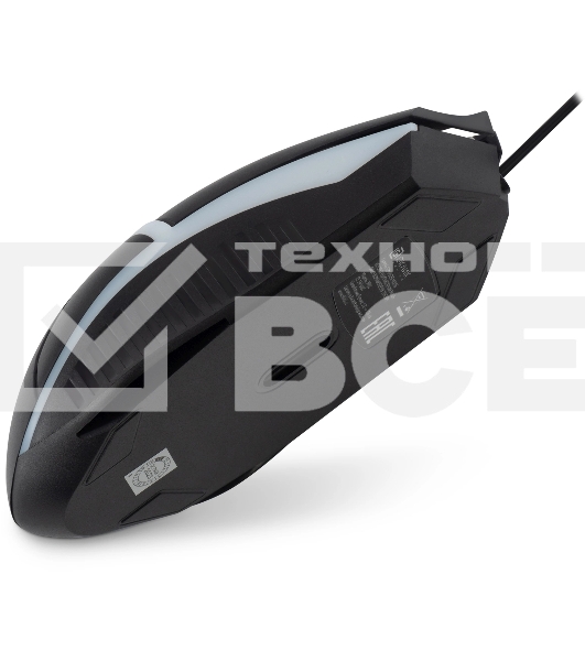Мышь проводная Oklick 398G черный, 2400 dpi, USB, кнопки - 4