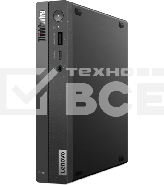 Компьютер Мини ПК Lenovo ThinkCentre Neo 50q G4 Tiny [12LN003LGP] (КЛАВ.РУС.ГРАВ.) black {i3-1215U(1.2Ghz)/8Gb/512GB SSD/VESA/DOS/k+m.rus}