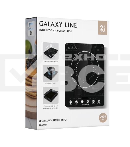 Индукционная плитка Galaxy GL 3067 черный