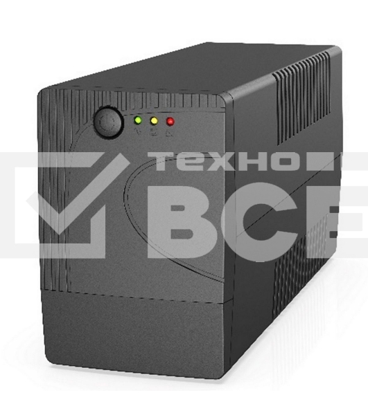 Источник бесперебойного питания (ИБП) Raskat HI-650VA 650VA, 390Вт, 2хIEC320