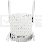 Повторитель беспроводного сигнала Digma D-WR400 AC1200 10/100BASE-TX/Wi-Fi белый, фото3