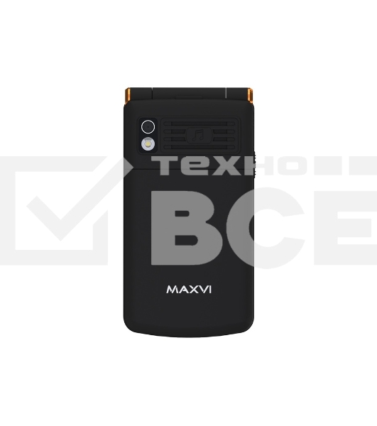 Мобильный телефон Maxvi E11 черный/золотой