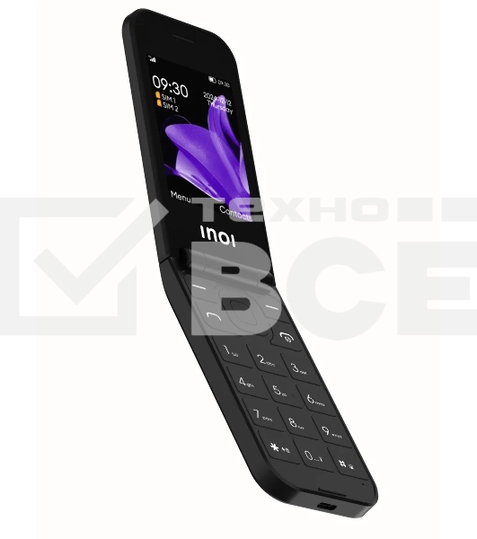 Мобильный телефон INOI 284 Flip 4G черный
