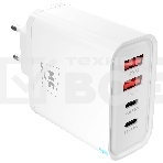 Сетевое зарядное устройство MORE CHOICE NC95 2USB+2Type-C 3.0A PD 65W, белый, фото5