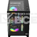 Компьютерный корпус AeroCool/Formula Crystal Z9M черный без БП mATX 1xUSB 3.0 1xUSB3.1 audio bott PSU, фото3