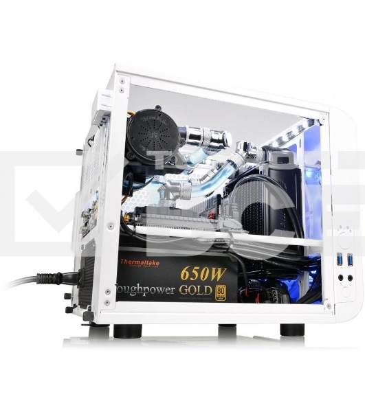 Компьютерный корпус Thermaltake Core V1 белый w/o PSU,CA-1B8-00S6WN-01