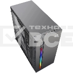 Компьютерный корпус MiniTower Ginzzu D370, RGb, Акриловое стекло, mATX, 2xUSB 2.0, черный, без БП, без вентиляторов, фото6