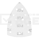 Треугольник абразивный Denzel на ворc. подложке под 