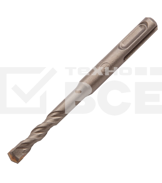 Бур по бетону Denzel двойная спираль, Cobalt W-tip, 8x110 мм, SDS PLUS