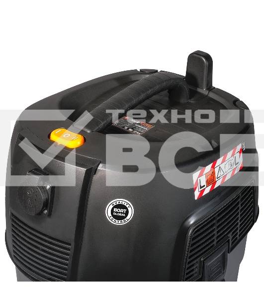 Строительный пылесос Bort BAX-1530M-Smart Clean 1600Вт (уборка: сухая/влажная) черный