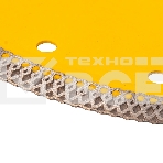 Диск алмазный отрезной Denzel 230 х 22,2мм, сплошной, супертонкий, горячий пресс, сухой/мокрый рез, фото2