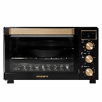 Мини-печь Kraft KF-MO 3506 KGLB (черный/золото) с дисплеем, фото19