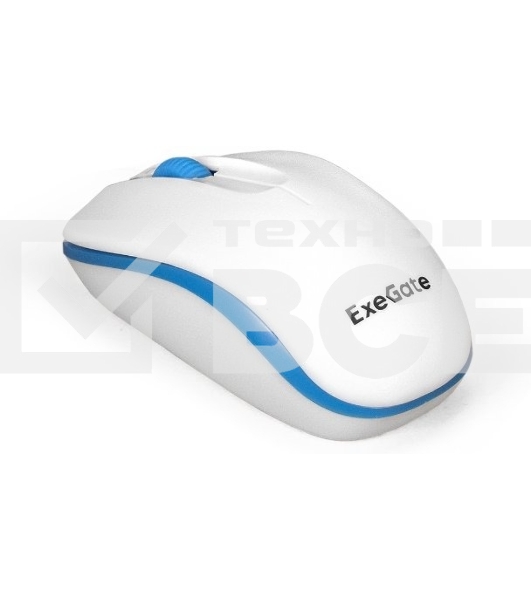 Мышь беспроводная ExeGate Professional Standard SR-9055W белый, 1200 dpi, радиоканал, USB, кнопки - 3