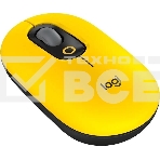 Мышь беспроводная Logitech POP Mouse желтый, 4000 dpi, Bluetooth, кнопки - 4, фото6