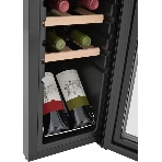 Винный шкаф ZÜGEL ZCWF123B черный, 32 л, 1 отсек, 12 бут., фото9