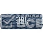 Портативная акустика JBL Flip 6 синий, Bluetooth 5.1, время воспроизведения 12 ч, емкость аккумулятора 4800 mAh, время заряда 2,5 ч, цвет синий, фото2