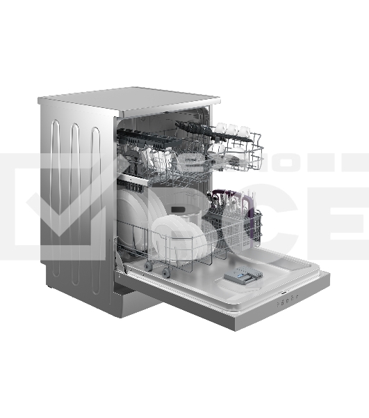 Посудомоечная машина Beko BDFN 15421 S отдельностоящая, серебристый