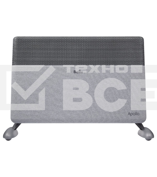 Конвектор Ballu Apollo digital INVERTER Moon Gray BEC/ATI-1501 серый, 1500 Вт, 20 м2, термостат, дисплей, WiFi