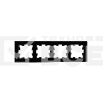 Рамка 4 -местная IEK BRITE РУ-4-2-БрЧ (BR-M42-G-K02) стекло черный, фото7