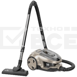 Пылесос Eurostek EVC-KP06С серый/медный, 450/2600 Вт, уборка сухая, пылесборник контейнер, 2.5 л