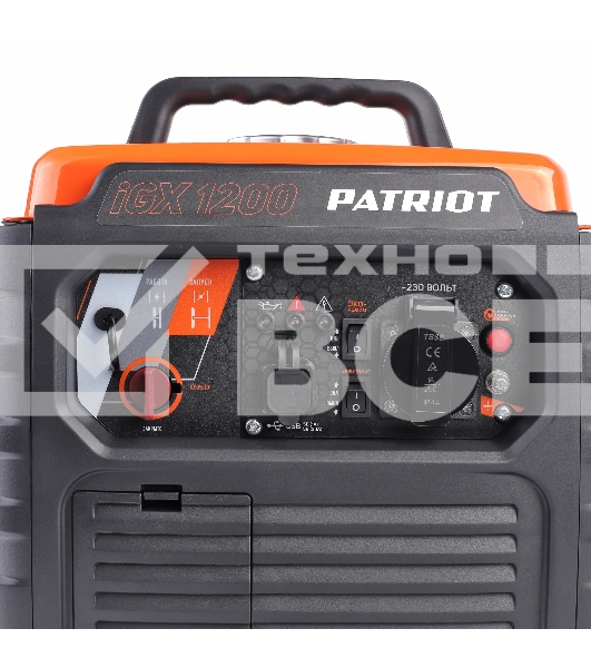 Генератор инверторный PATRIOT iGX 1200, 1,0/1,2 кВт