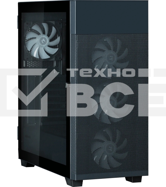 Компьютерный корпус ZALMAN S5 NEO, ATX, черный, WINDOW, 2xCOMBO (3.5