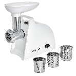Мясорубка электрическая АКСИНЬЯ КС-2005С белый, 2000 Вт, 1.8 кг/мин, реверс, защита от перегрузки, насадки - 7, фото2