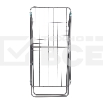 Сушилка для белья НИКА СБП2/С, напольная. 20 м, серебро, фото2