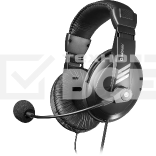 Гарнитура проводная Defender Gryphon 750U USB, черный, 1.8м кабель