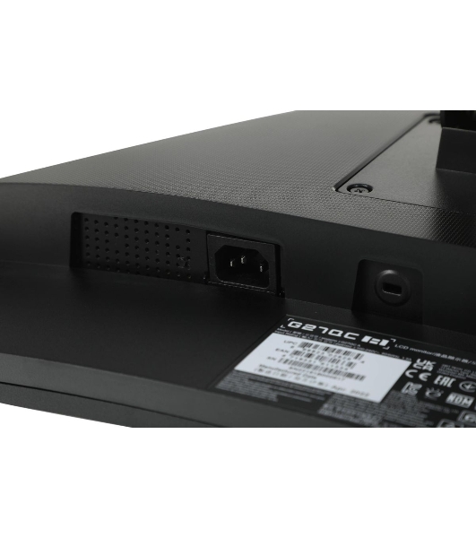 Монитор 27' Gigabyte G27QC A VA 2560x1440, 165 Гц, 1 мс, 16:9, 250 кд/м², HDMI 2.0 (x2), DP 1.2, 3.5 Jack, USB Hub (2x USB 3.0), динамики (2x2 Вт), FreeSync, изогнутый экран (1500R), черный