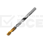 Сверло спиральное по металлу Denzel 7,0 x 109мм, Р6М5, Golden Tip, многогранная заточка, фото4