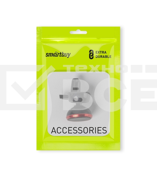 Автомобильный держатель для телефона в вент.решетку SmartBuy Magneto-35, 1 пластинка до 150 гр.