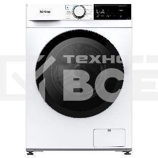 Стиральная машина Korting KWD 48IT1496 белая, загрузка фронтальная 8кг, 1400 об/мин., класс: A