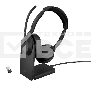 Беспроводная гарнитура Jabra Evolve2 55, Link380а MS Stereo Stand