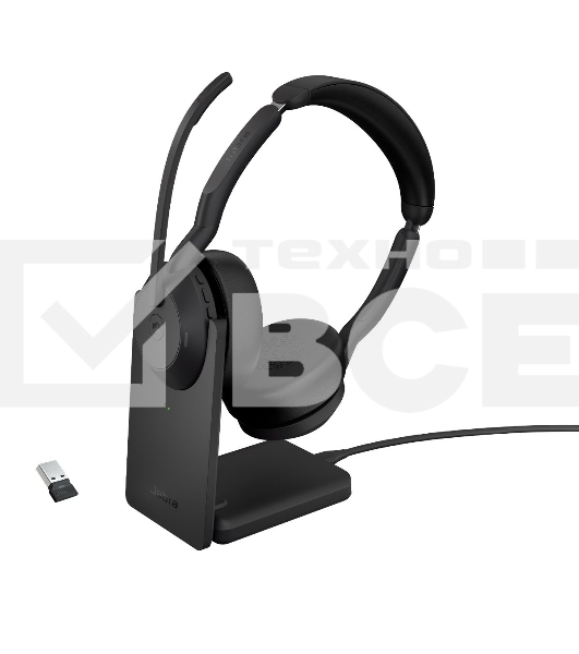 Беспроводная гарнитура Jabra Evolve2 55, Link380а MS Stereo Stand