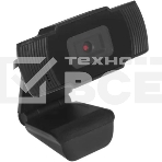 Веб-камера CBR CW 855HD Black с матрицей 1 МП, разрешение видео 1280х720, USB 2.0, встроенный микрофон с шумоподавлением, фикс.фокус, крепление на мониторе, длина кабеля 1,4 м, черный, фото 1