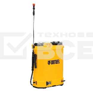 Опрыскиватель ранцевый аккумуляторный Denzel D-16LA, 16 л, щелочной акк., 12 В, 8 А·ч
