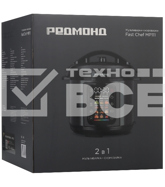 Мультиварка-скороварка Redmond MP111 1000Вт, 6л