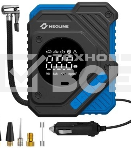 Автомобильный компрессор Neoline Dela S 23л/мин шланг 0.54м