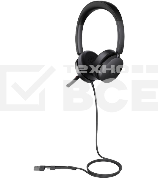 Гарнитура проводная Yealink UH48 Dual UC USB-C/A 1308152