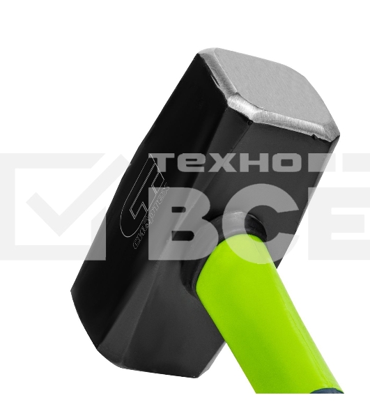 Кувалда Сибртех 2000 г, фибергласовая обрезиненная рукоятка