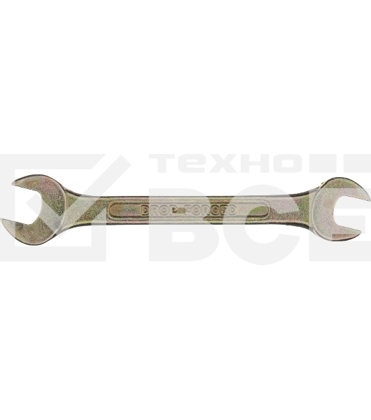 Ключ рожковый Сибртех 14302 8 х 9 мм, желтый цинк