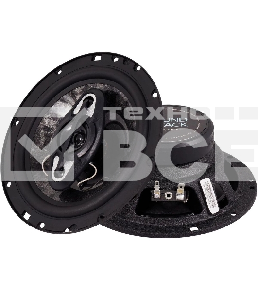 Колонки автомобильные Kicx SA 165 150Вт 92дБ 4Ом 16.5 см (6 1/2 дюйм) (ком.: 2 кол.) коаксиальные четырехполосные