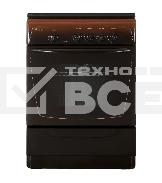 Плита газовая Gefest CG 60М C7 К83 коричневый, конфорок 4 шт, духовка 63 л, 60 см x 85 см x 60 см