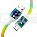 Кабель GCR 1.2m MicroUSB быстрая зарядка, GRADIENT, 28/22 AWG, GCR-53981, фото 1